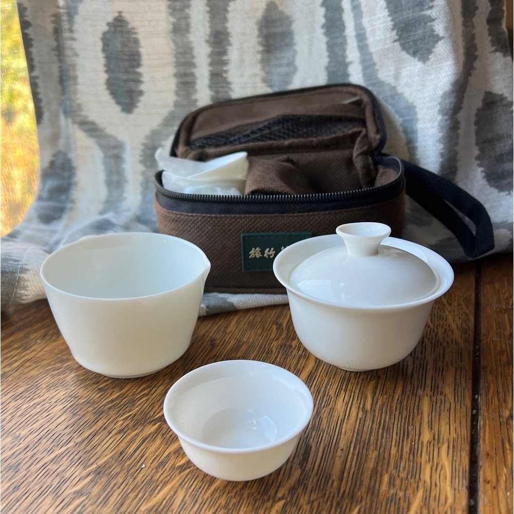Miniature Japanese tea set